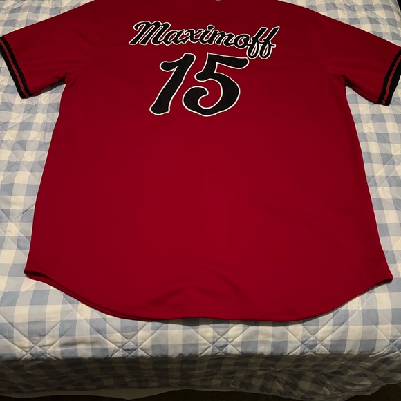 Marvel Scarlet Witch Maximoff baseball jersey - Picture 2 of 3